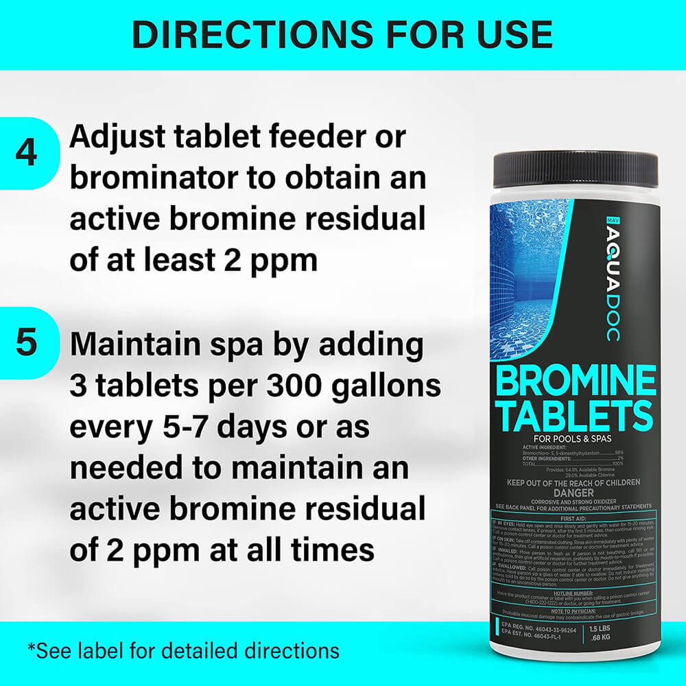 AquaDoc Bromine Tablets: Effortless Spa Water Care