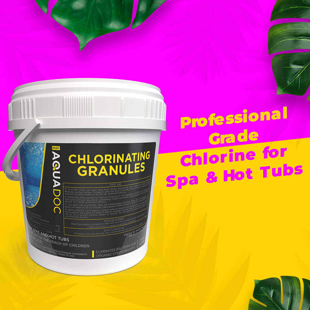 Chlorine Granules for Hot tub - 5 lbs