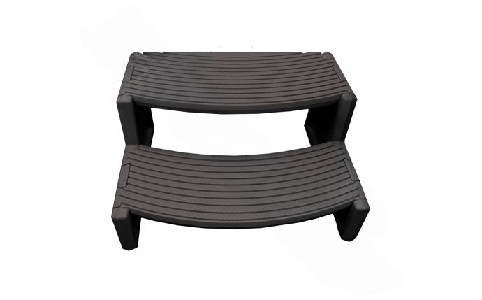 Life MSS060 19.7" x 16" Charcoal Gray Spa Step
