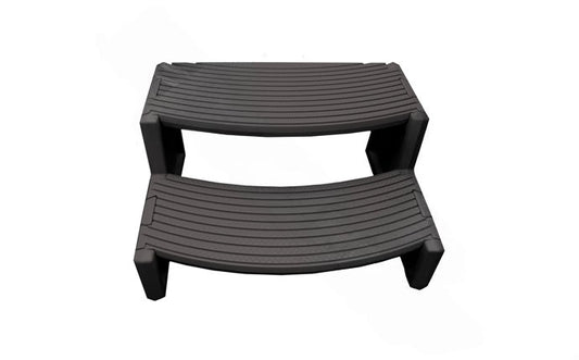 Life MSS060 19.7" x 16" Charcoal Gray Spa Step