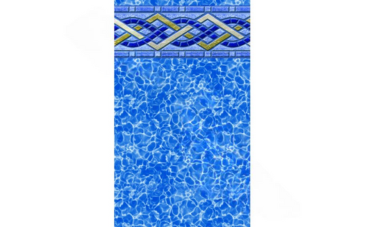 Brighton Prism Round Above Ground Pool Liner with EZ-Bead design