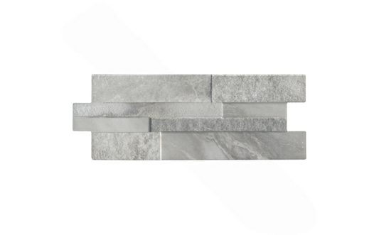 NPT Carrara Tile Grigio Gray for pools and spas, featuring a polished stone-look design.