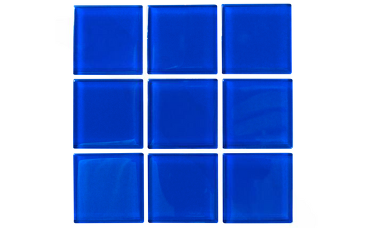 NPT 2" x 2" Keys Tile Dark Blue - Front View