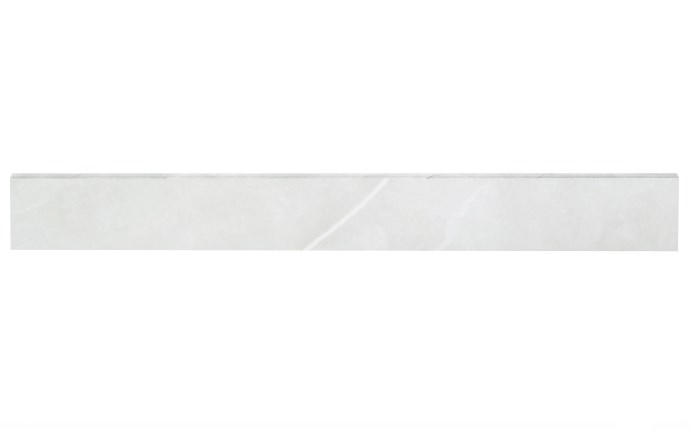 NPT 3" x 24" Single Bullnose Polished Porcelain Tile Gray PUL - GRAY SBN - AquaDoc