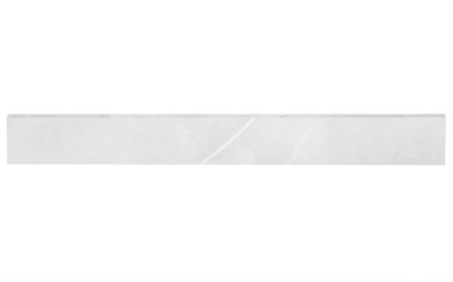 NPT 3" x 24" Single Bullnose Polished Porcelain Tile Gray PUL - GRAY SBN - AquaDoc