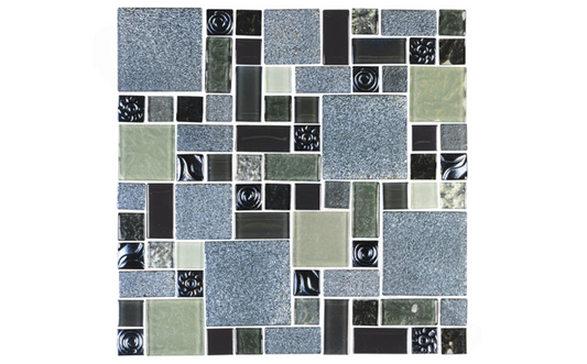 NPT Soleil Tile Silver Mosaic SOL-ISIS for pools and spas