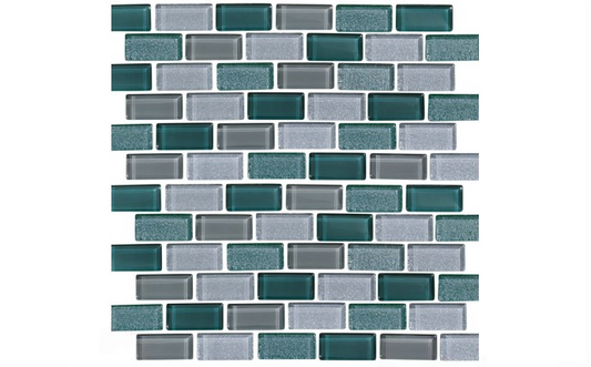 Orion Viridian Pool Tile with glittery forest green design for pools and spas