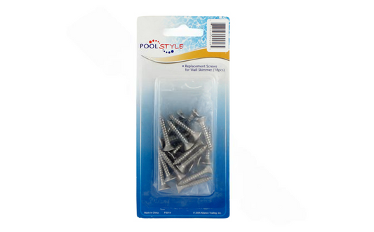 PoolStyle Screw Set for Wide Mouth Above Ground Skimmer 18 per Pack K014CS12