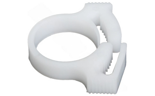 Polaris White Sweep Hose Attachment Clamp for pool cleaners
