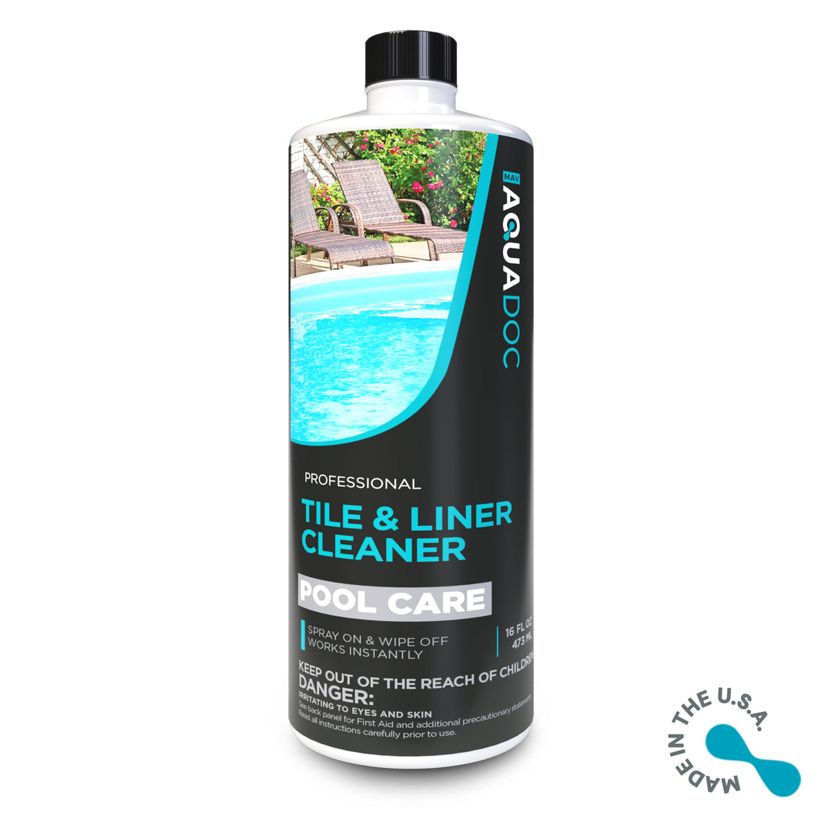 Revitalize Your Pool with AquaDoc's Pool Tile & Vinyl Cleaner