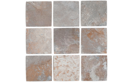 NPT 2" x 2" Sierra Blue Slate Tile for pools and spas