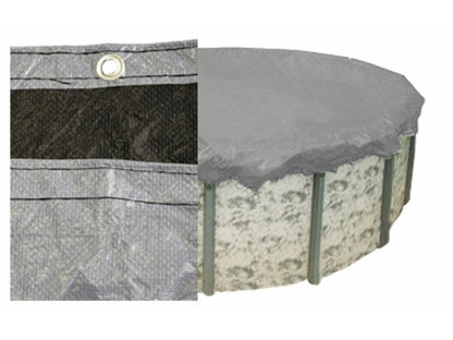SILVER PRO 18'x40' RECT WNTER COVER 15YR - AquaDoc
