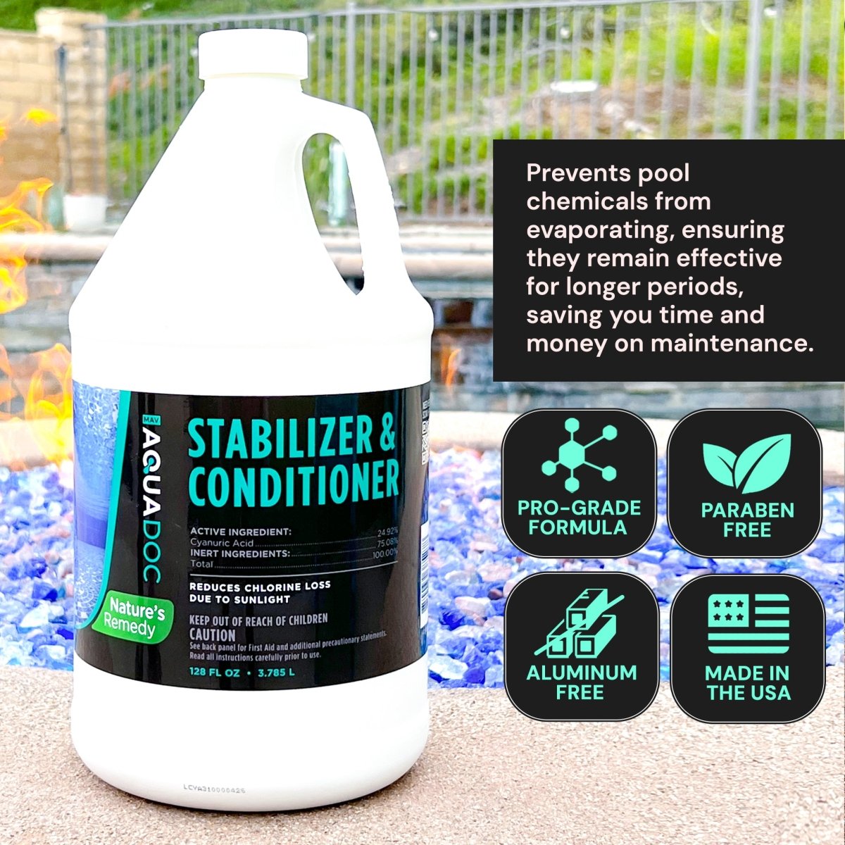 Pool Stabilizer Rim AquaDoc Pool Stabilizer & Conditioner: Balancing Solution