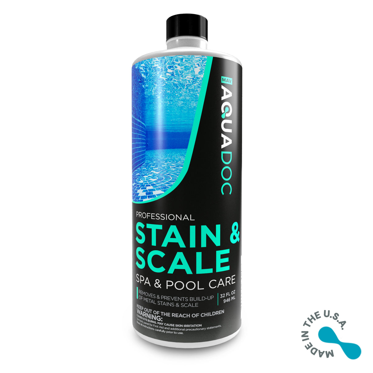 Eliminate Stains and Scale with AquaDoc's Spa Stain and Scale Treatment