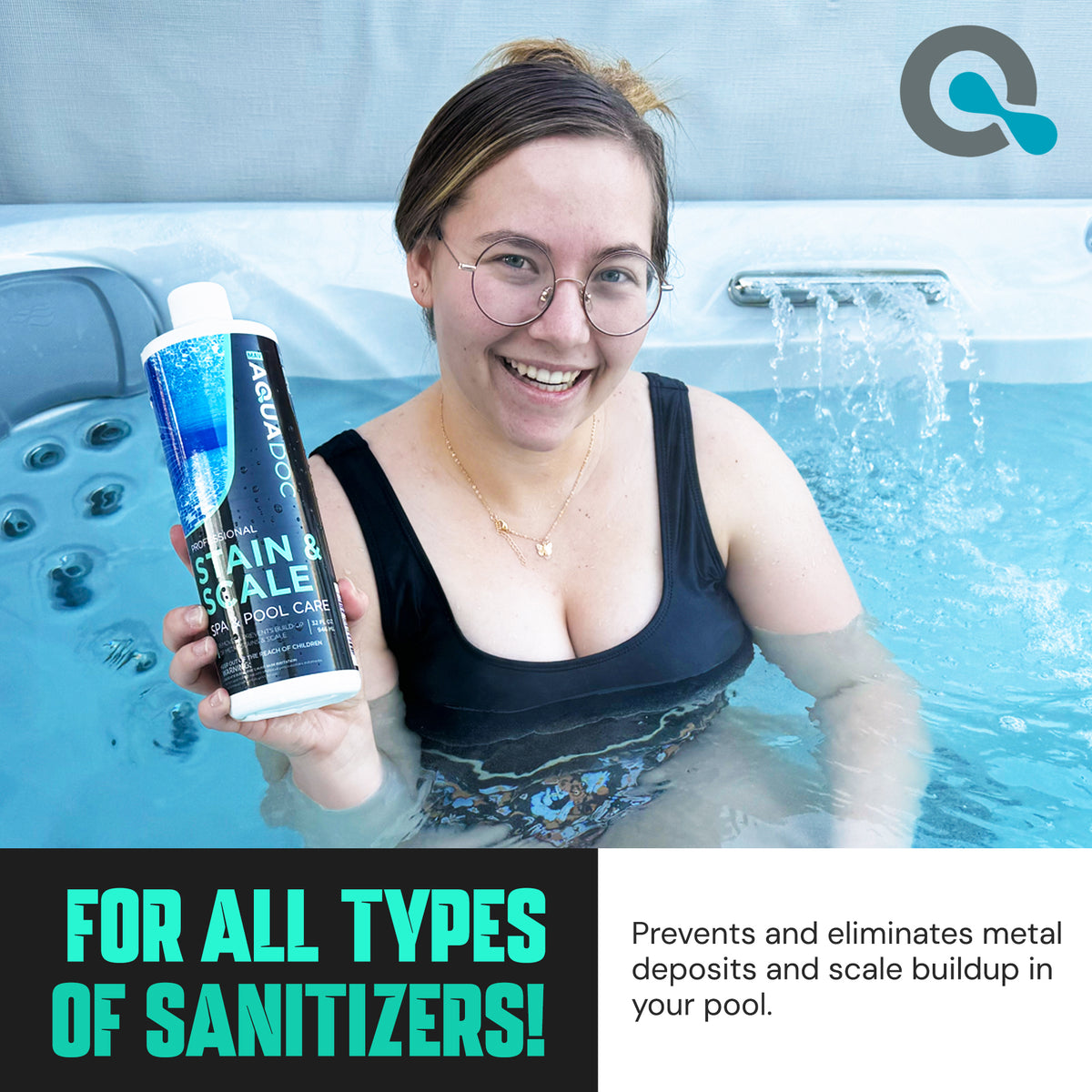 Protect Your Spa with AquaDoc's Effective Stain and Scale Formula
