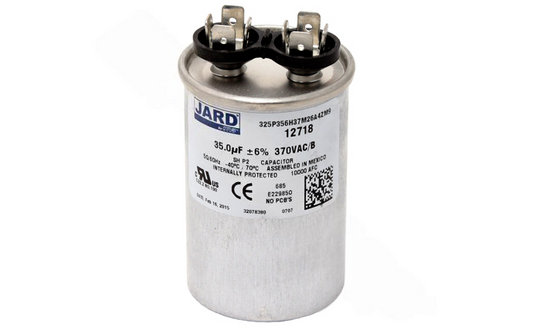 Super-Pro 35 MFD 370V Round Run Capacitor for HVAC and motor applications