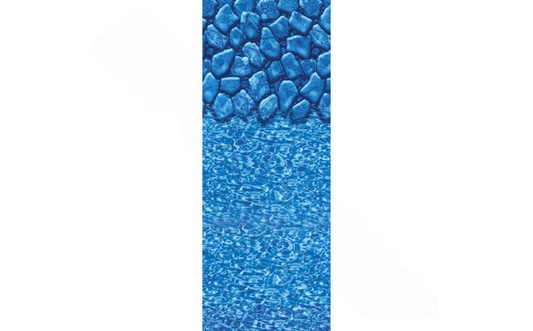 Front view of Swimline Boulder Swirl pool liner