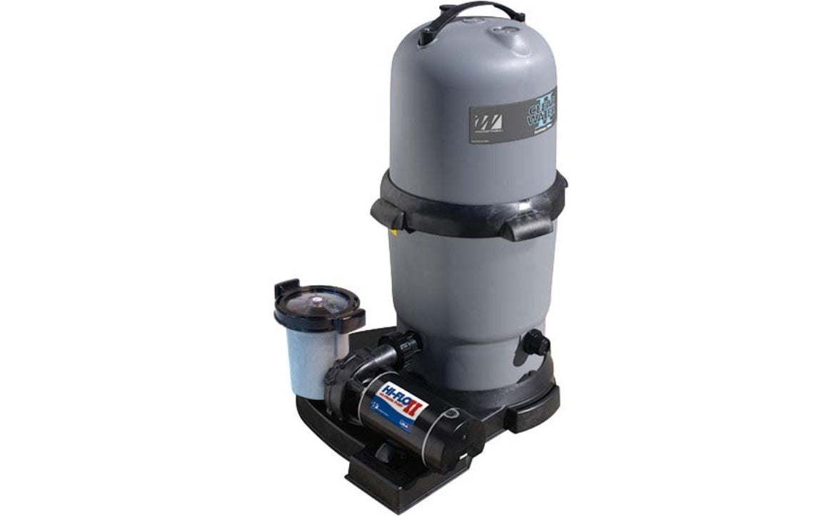 150 SqFt ClearWater II™ Cartridge Filter System for Above Ground Pool 1.5HP