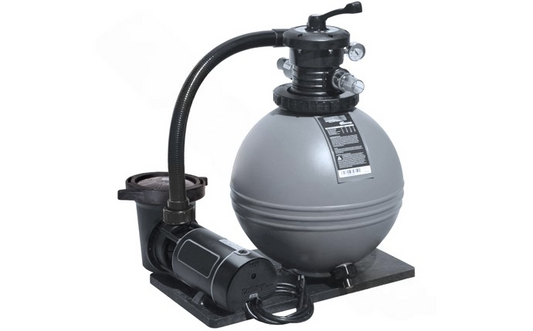 Waterway 520-1917-6S TWM Sand Filter System with 19-inch tank for pool water filtration.
