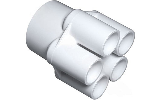 Waterway 672-4400 2" S x (5) 3/4" S Ports Manifold


