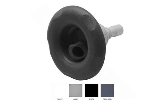Waterway™ Poly Storm 229-8011 Black Roto Gunite Jet Internal with 5-Scallop, Thread-In


