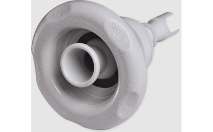 Waterway™ Poly Storm 229-8050 3-3/8" White Directional Gunite Jet Internal with 5-Scallop, Thread-In


