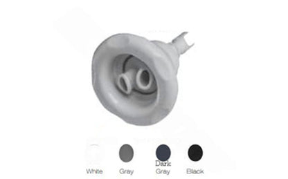 Waterway™ Poly Storm 229-8121-DK Dk Gray/Black Twin Roto Gunite Jet Internal with 5-Scallop