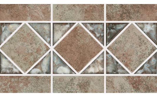 Textured surface of NPT Dakota Tile Border Wheat

