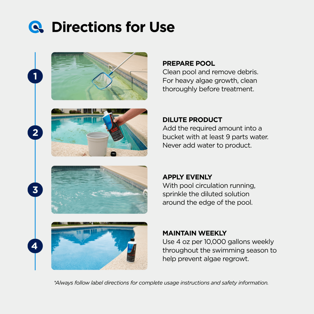 Algae Smash for Pool - AquaDoc - AquaDoc -  - 