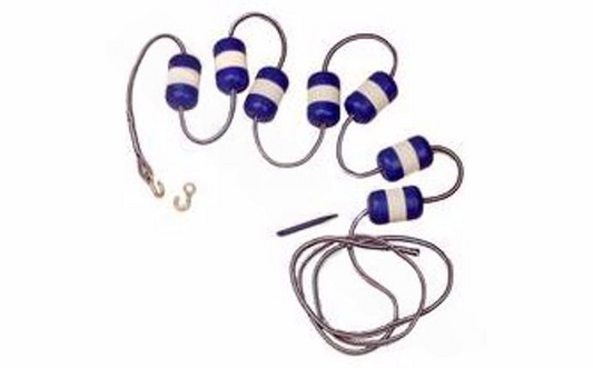 Simple pool safety divider with American Granby kit