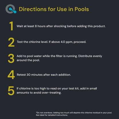 Chlorine Neutralizer for Pool & Spa - AquaDoc - AquaDoc -  - 