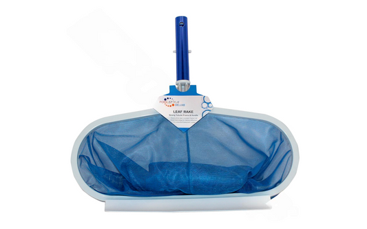 PoolStyle K709CB/B/SCP Deluxe Leaf Rake with built-in squeegee