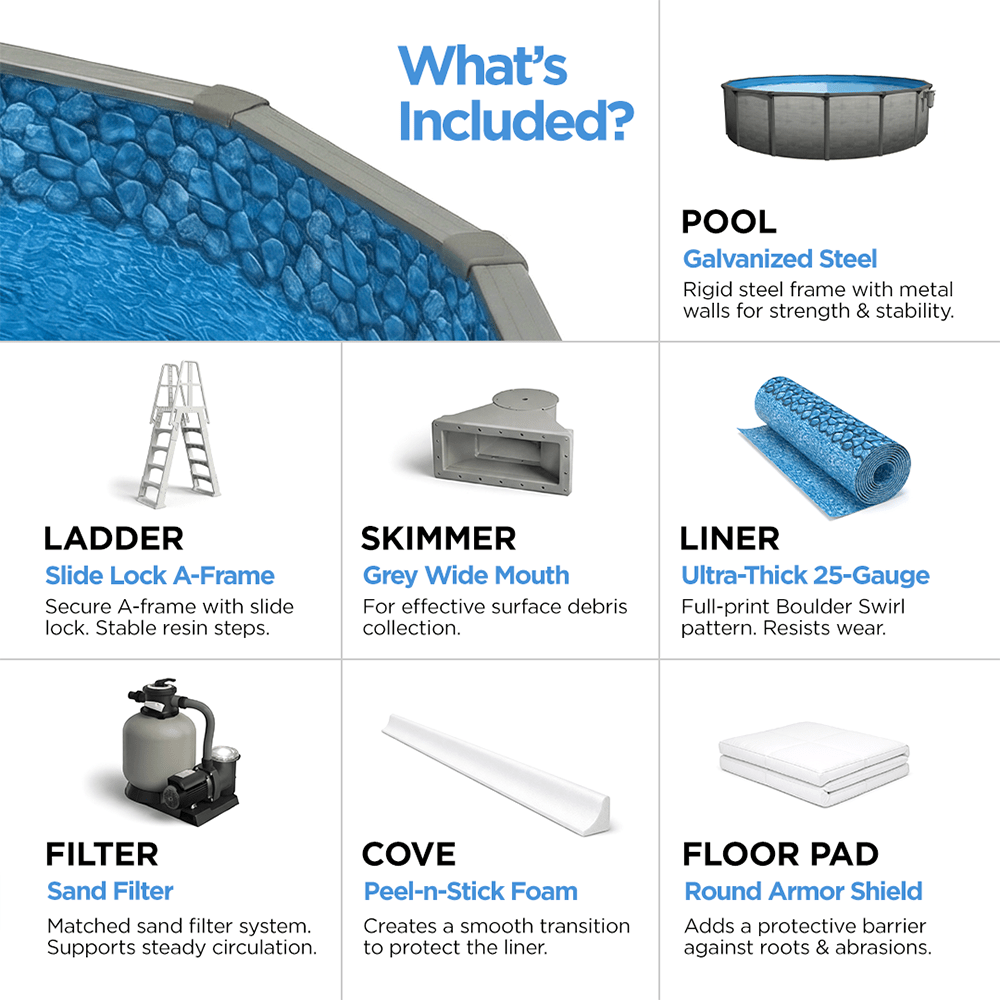 Elite Above Ground Pool - AquaDoc - AquaDoc - 850082366217 - 