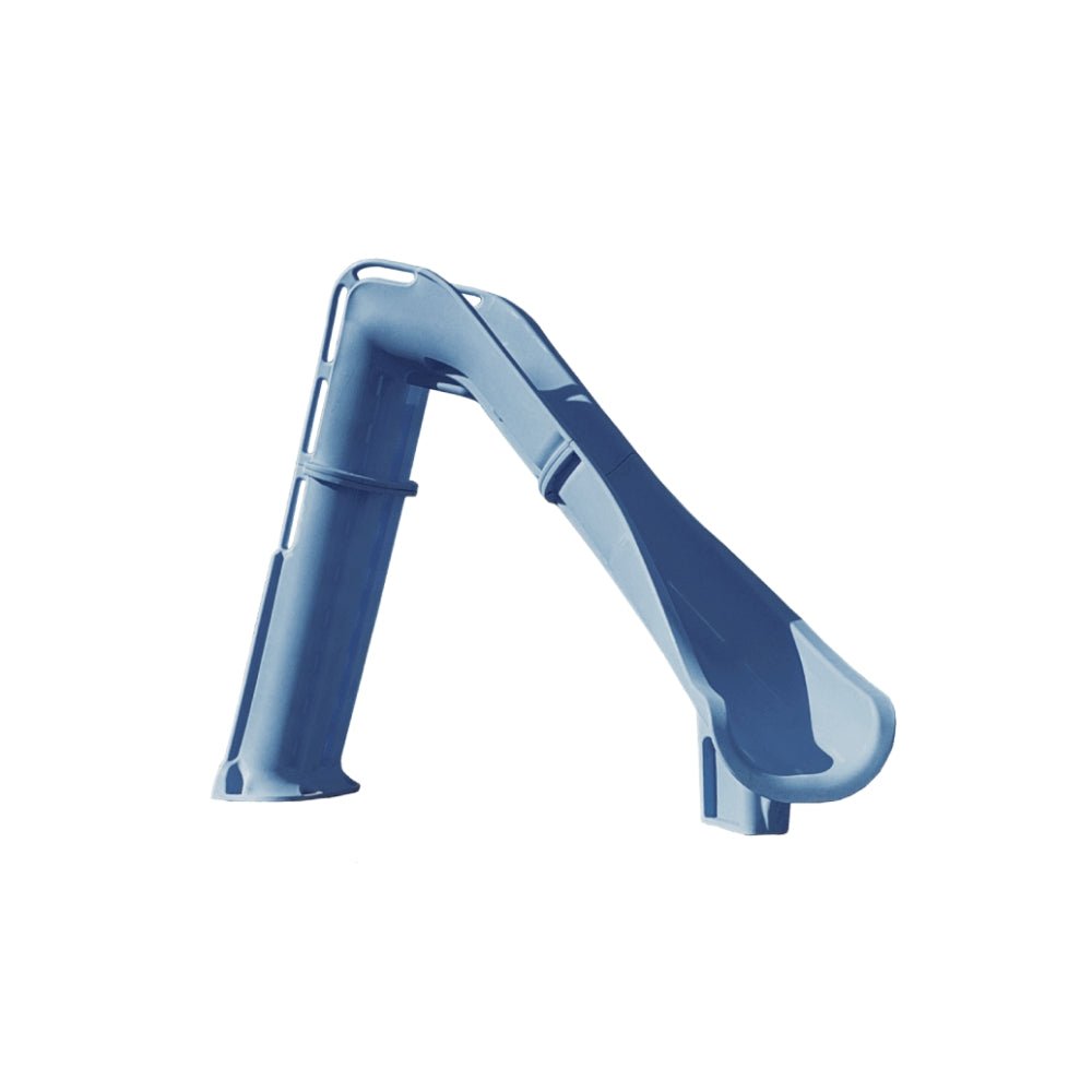 Global Pool Products GPPS - BAX7 - BQ - R Blue Quartz Bad Axe X7 Right Turn Pool Slide - AquaDoc - Global Pool Products - 810092118596 - 