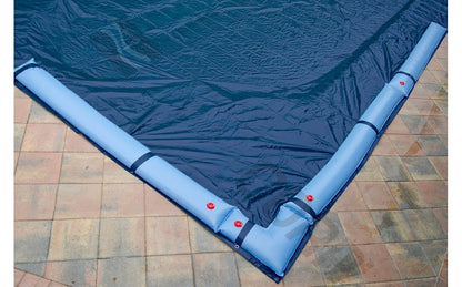 GPC Winter Covers 14' x 28' Blue/Black Rectangle Solid Winter Pool Cover for Above Ground Pool 771933IGBLB - AquaDoc
