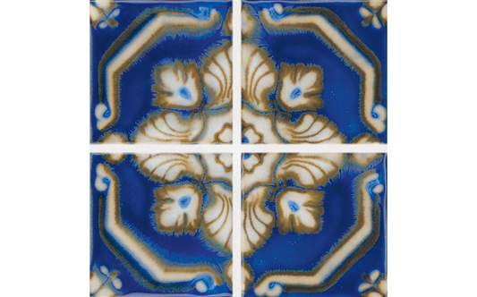 Full view of Iberia La Mancha glossy pool tile