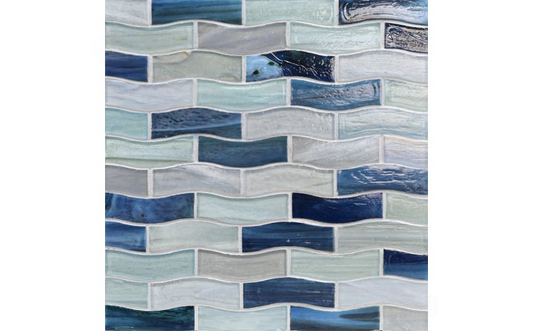 NPT TET-AQUA Tetra Collection Aqua Interlocking Tile