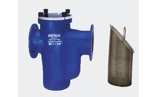 Stainless steel full outlet basket with large open area for debris