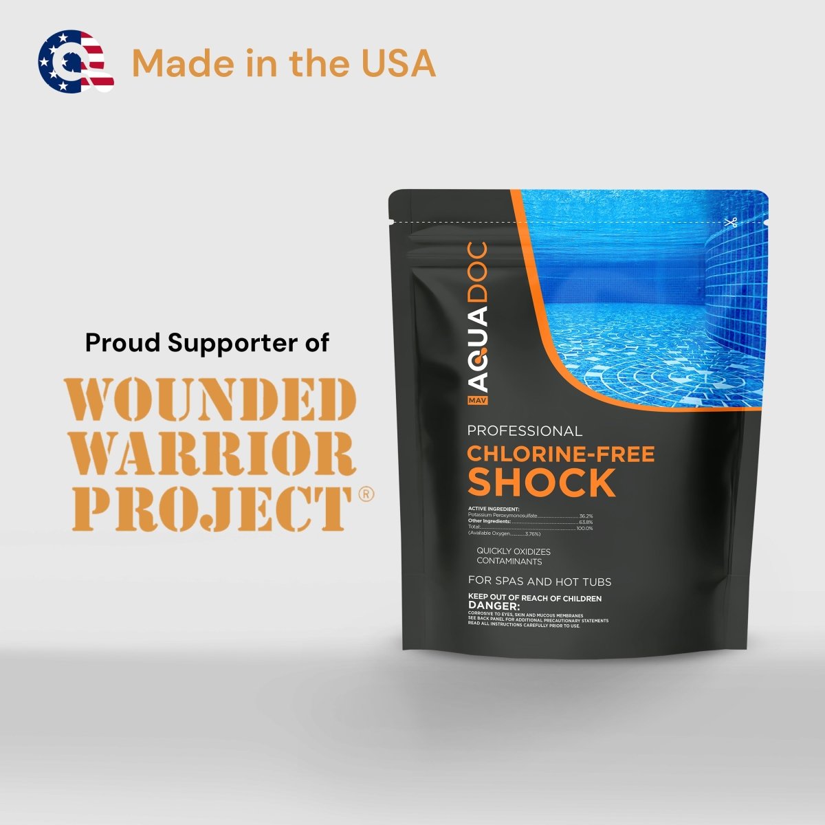 Non Chlorine Hot Tub Shock - 5 lb - AquaDoc - AquaDoc - 850082366101 - 