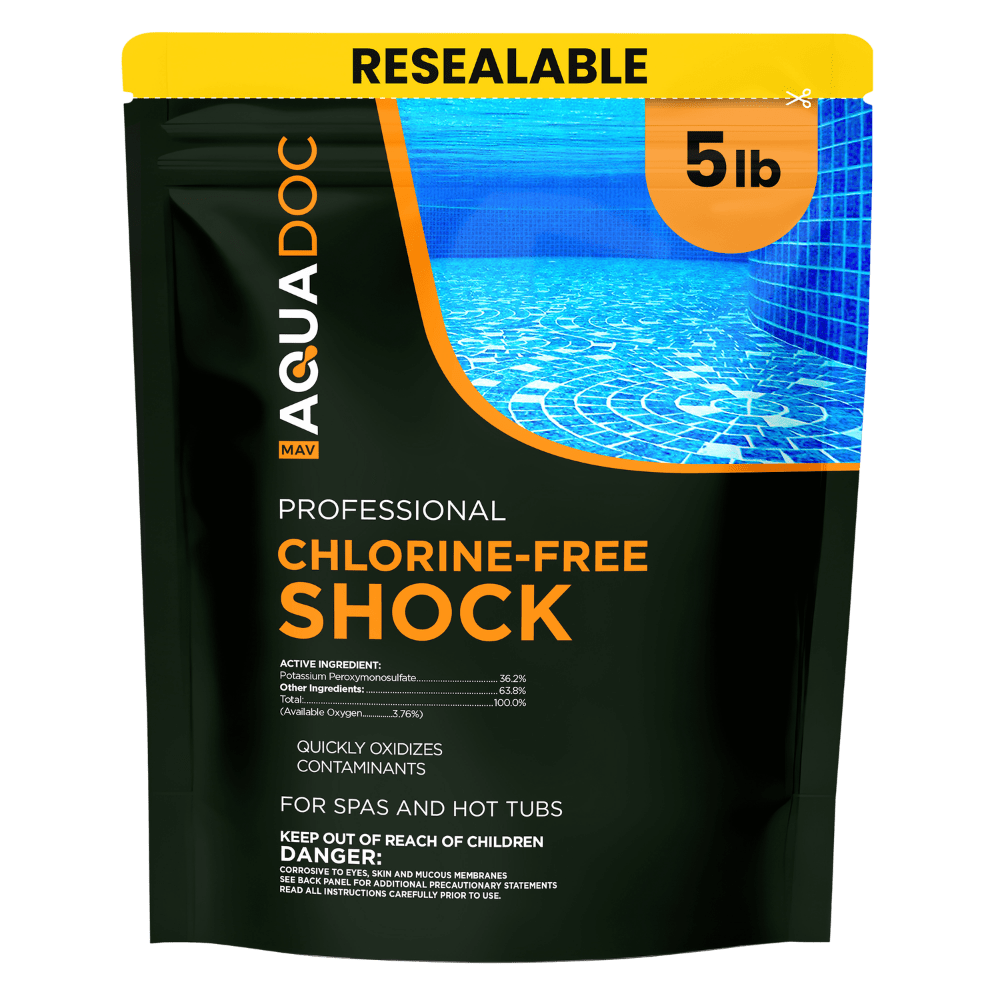 Non Chlorine Hot Tub Shock - 5 lb - AquaDoc - AquaDoc - 850082366101 - 