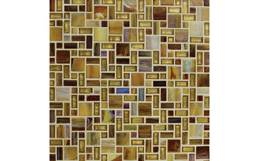 Close-up view of NPT Cosmopolitan Dark Blue Mosaic texture