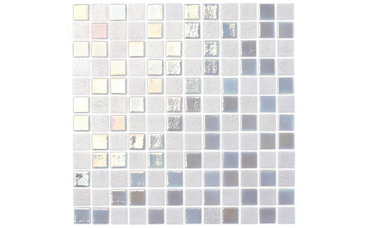 NPT OPL-PEARL1X1 1" x 1" Opal Pearl White Pool Tile