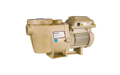 Front view of Pentair WhisperFlo VST variable speed pool pump in almond color