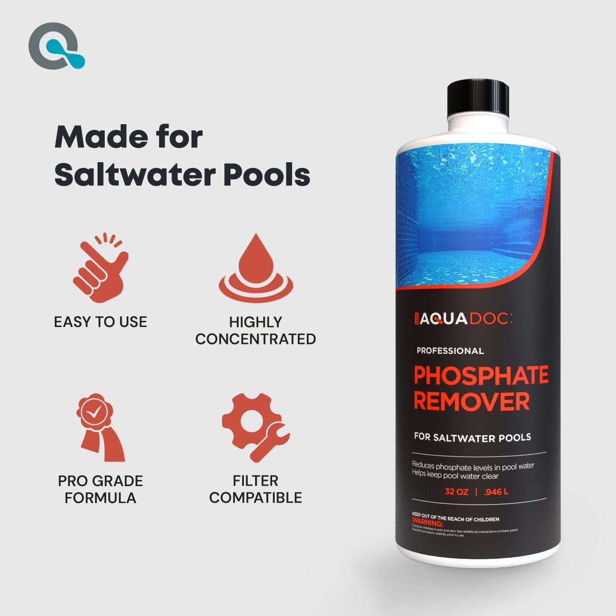 Phosphate Remover for Saltwater Pools - AquaDoc - AquaDoc -  - 