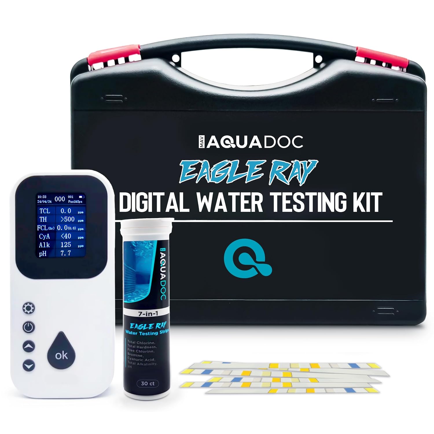 Eagle Ray Digital Water Testing Kit – AquaDoc