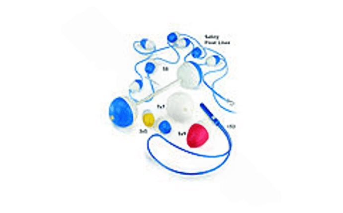 Pool Rope Simple PoolStyle PS675 20' Rope and Float Kit for Pools | Easy Pool Divider ...