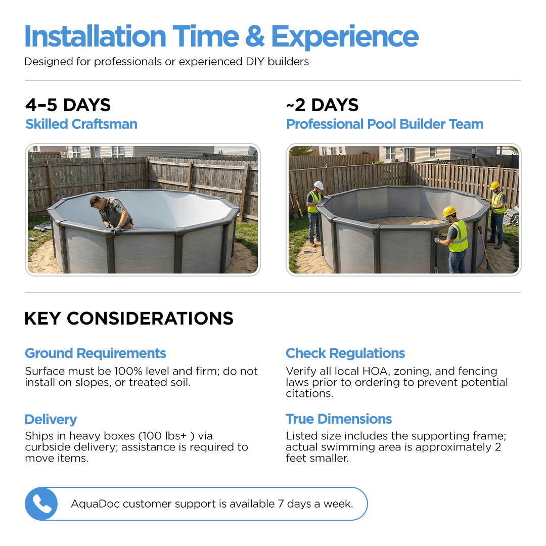 Premium Above Ground Pool - AquaDoc - AquaDoc - 850082366217 - 