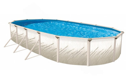 Front View of 12x21 Oval Pretium Above Ground Pool
