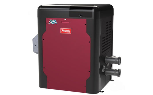 Raypak Avia digital gas pool heater front view