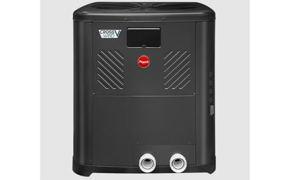 Front view of Raypak Crosswind V heat pump